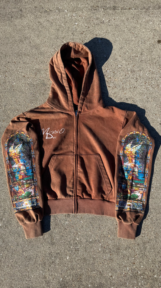 Brown Missio Deí Hoodie