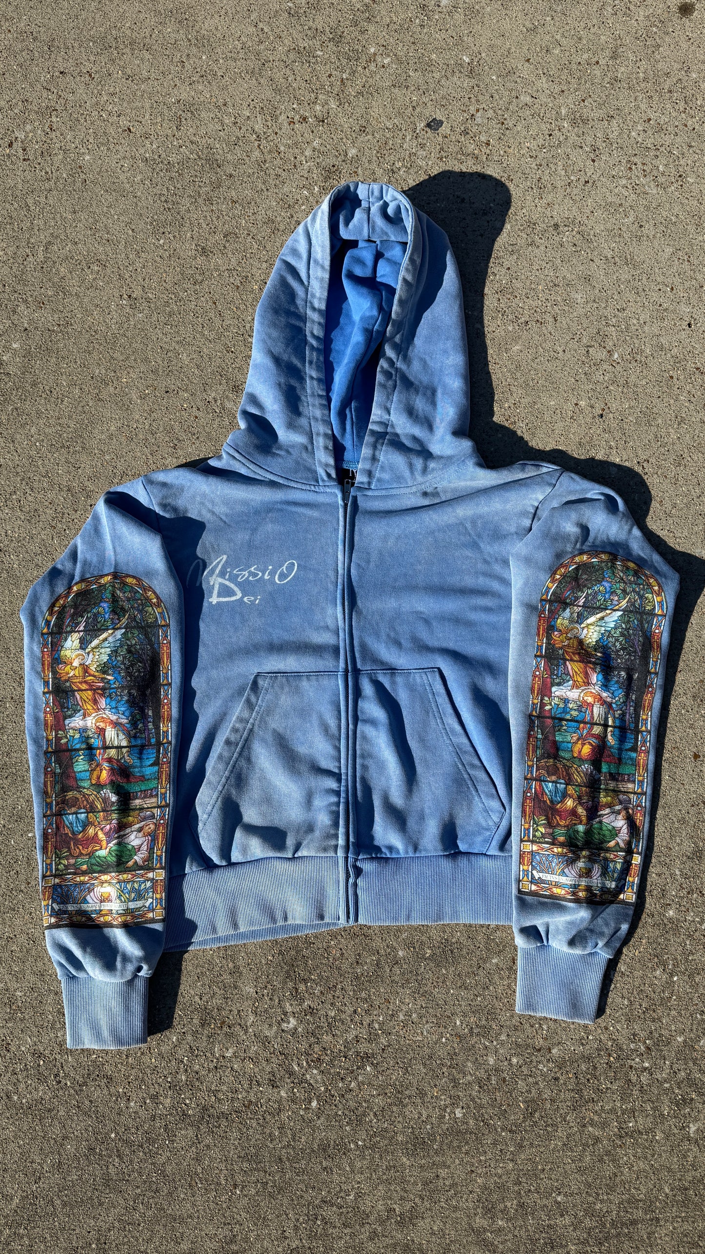 Blue Missio Deí Hoodie