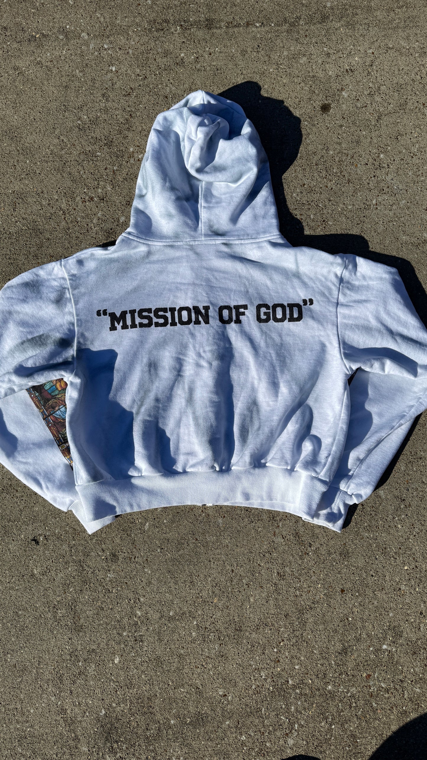 White Missio Deí Hoodie